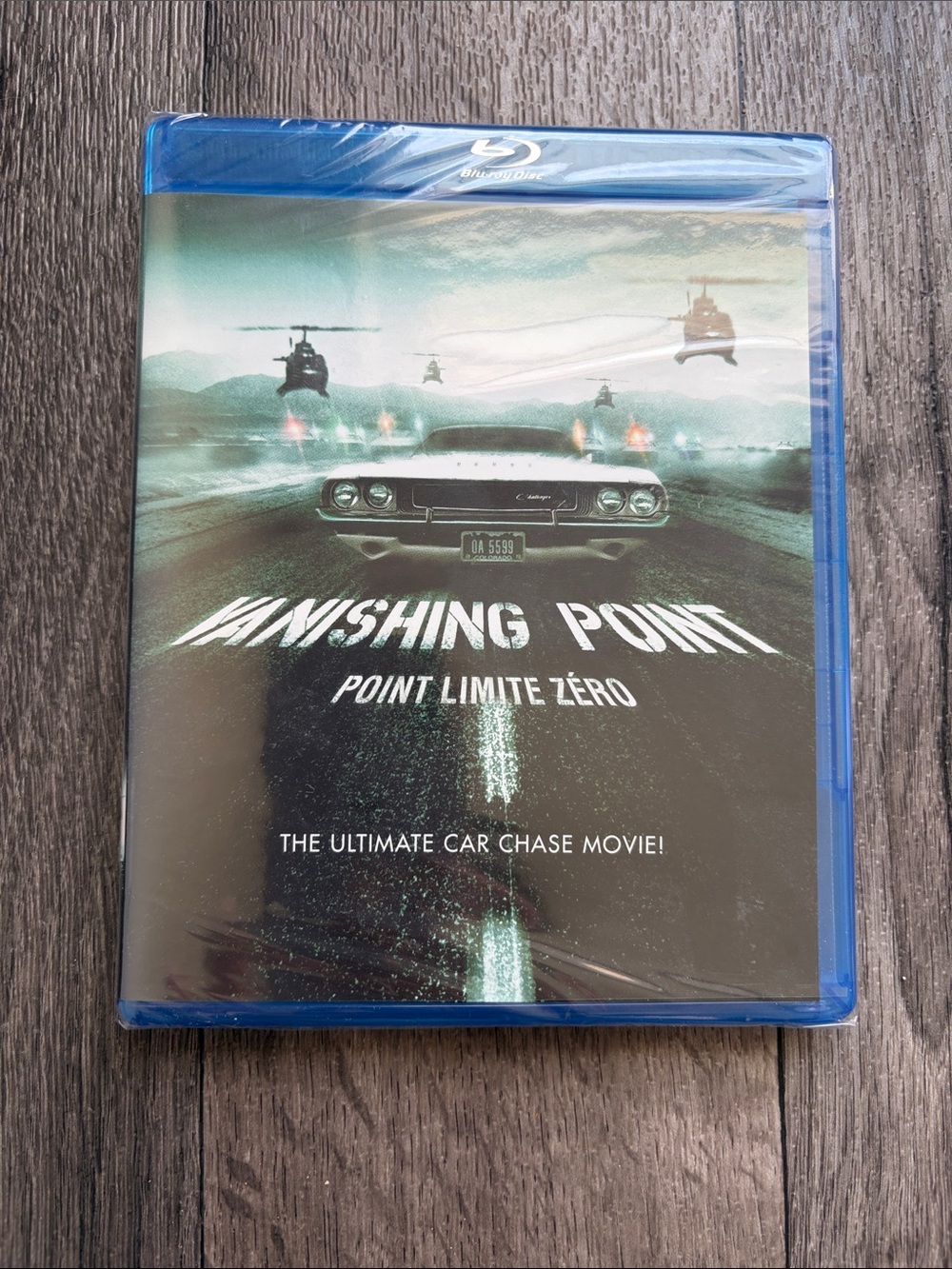 Vanishing Point (Point Limite Zéro) Blu-ray – Black & Green Cover